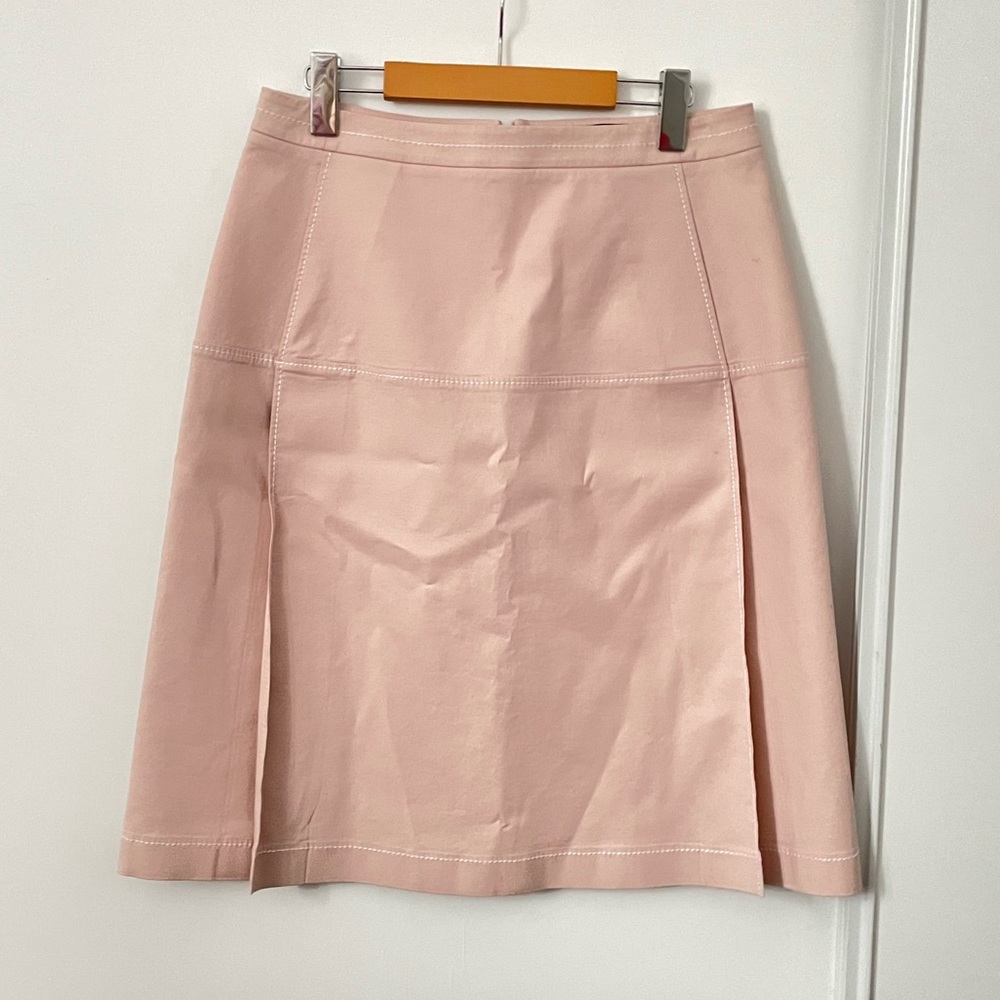 Piazza Sempione Salmon Pink A-Line Skirt